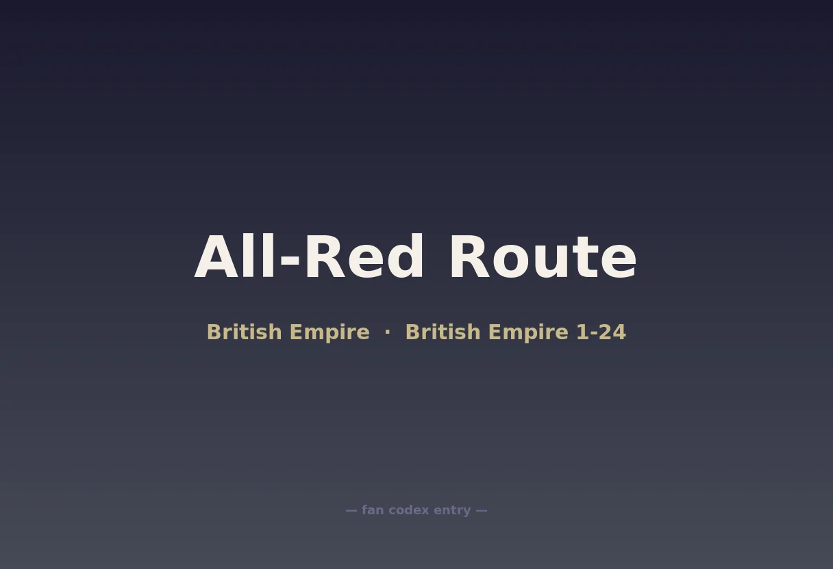 All-Red Route